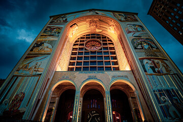 Basilica of the National shrine of our lady of Aparecida. A religious destination in Brazil.