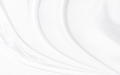 White gray satin texture that is white silver fabric silk background with beautiful soft blur pattern natural.