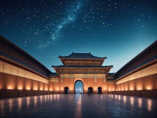 view of chinese temple