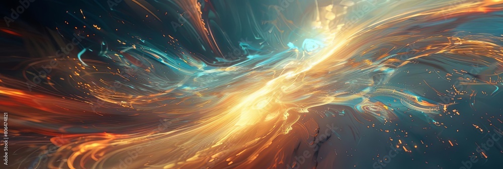 Poster abstract concept visualization techniques for creating a stunning image