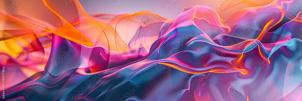 Poster abstract concept visualization techniques for the design of the image