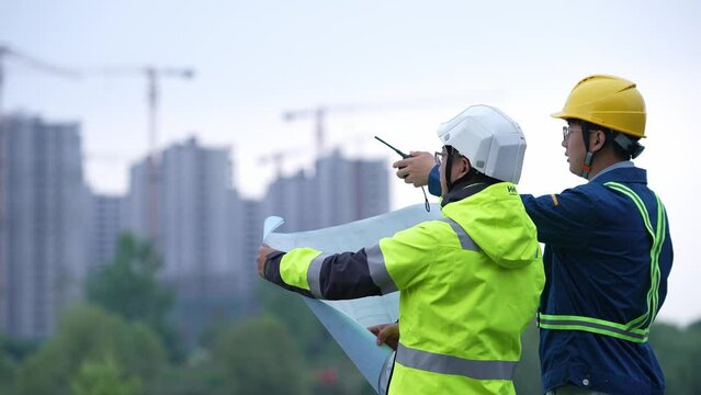 person working in construction site