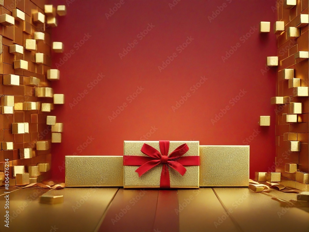 Canvas Prints christmas gift box