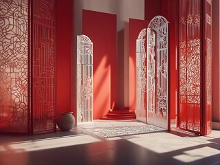 door in a temple