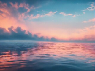 Obraz premium sunset over the sea