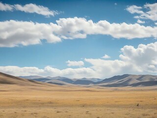 mountains and clouds
