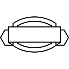 Ribbon Badge Icon