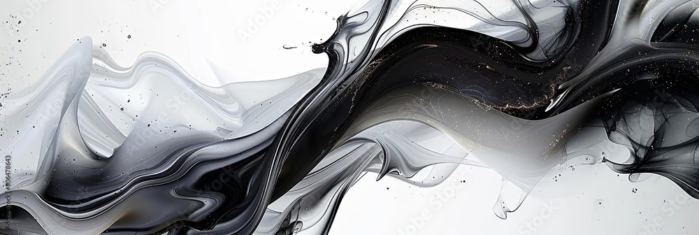 Aufkleber contrast between solidity and transparency in this black and white photograph