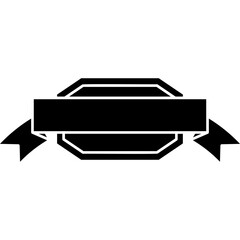 Ribbon Badge Icon