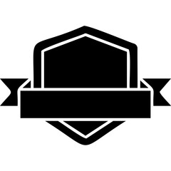 Ribbon Badge Icon