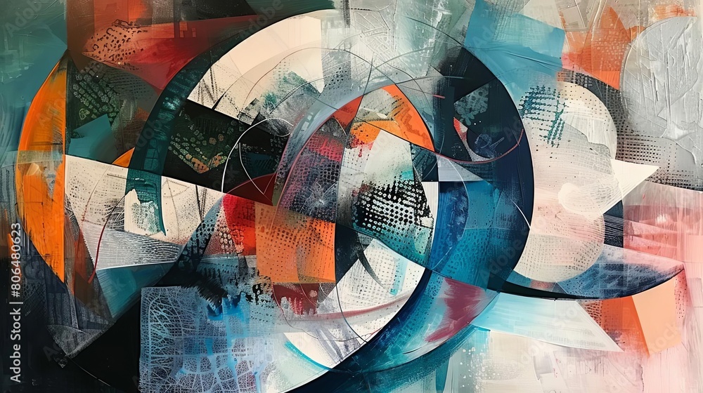 Poster expression of connectivity in abstract forms