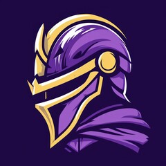 knight head simple logo solid flat color