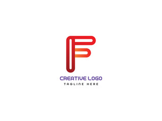 F letter logo design