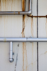 街中の様々な建造物の壁の模様