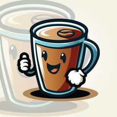 mascot logo coffee illustration 7