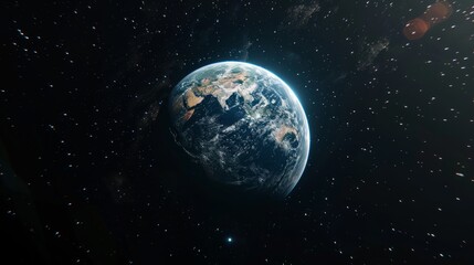 Fototapeta premium rendering of planet earth generative ai
