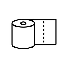 Toilet Tissue icon vector design templates simple and modern concept