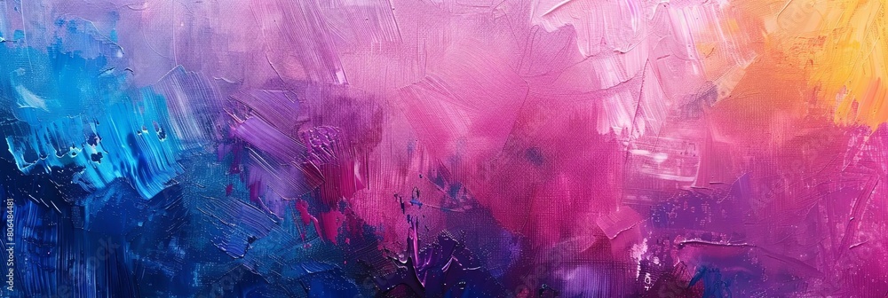 Poster interaction between positive and negative space in a painting