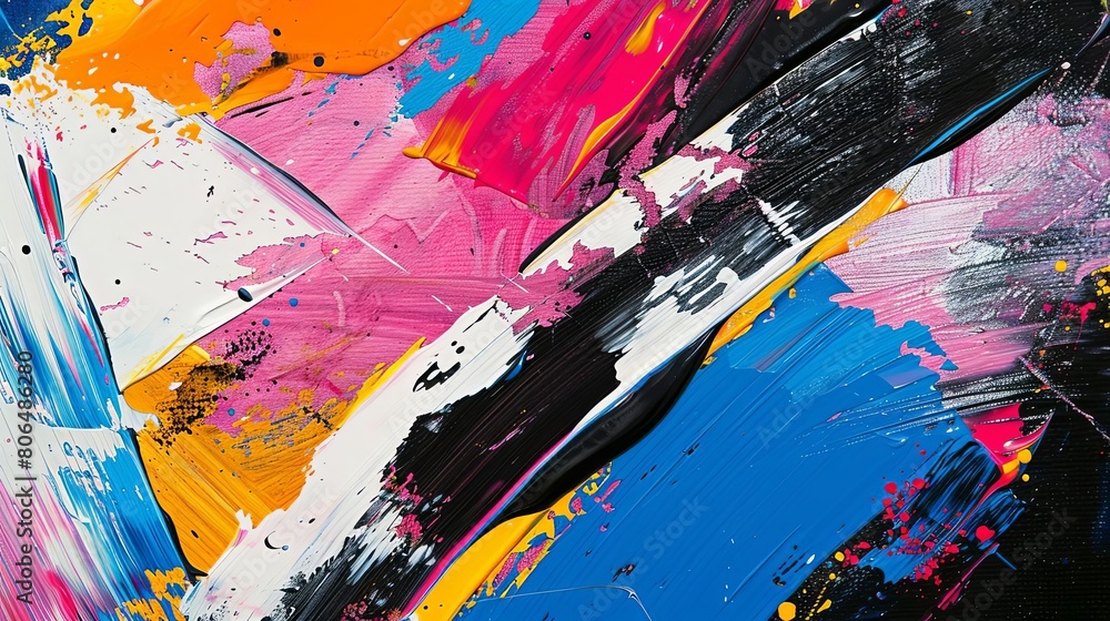Poster use of color contrast to create visual focus in this painting