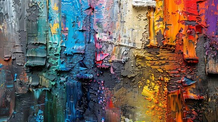 use of texture in abstract artwork to create a unique piece of art