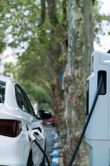 Car Electric charging Power stations.