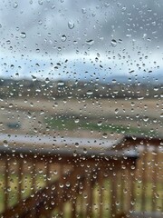 rain drops on window