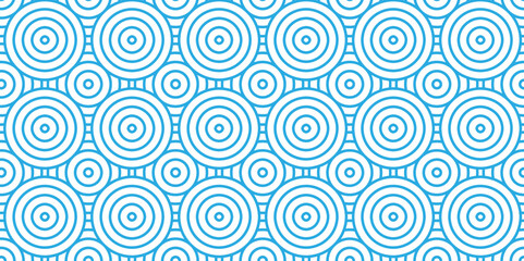 Overlapping Pattern Minimal diamond geometric waves spiral and abstract circle wave line. blue color seamless tile stripe geometric create retro square line backdrop pattern background.