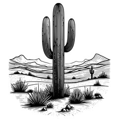 Desert Scene, Desert Svg, Desert Landscape Clipart, Sunset Desert Scene Svg,Round Desert Scene Svg, Cactus Scene Svg, landscape svg, Desert scene Png, Desert scene Print, Adventure Svg, 