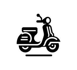 scooter vector icon simple minimal