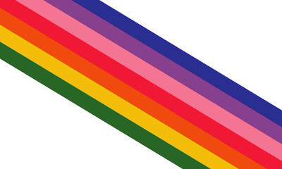 Bright rainbow color background, stripes line. Vector illustration