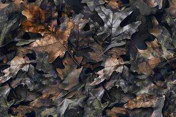 fall leaves camouflage background texture pattern seamless wallpaper