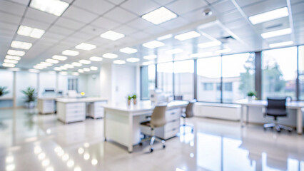 beautiful blurred background light modern office interior