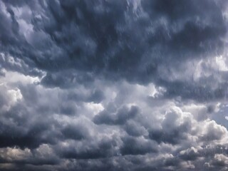 Obraz premium storm clouds timelapse