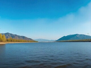 Obraz premium lake in the mountains