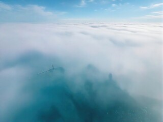 Fototapeta premium clouds over the sea