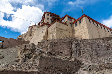 Historic Stok Buddhist Monastery near Leh in the Ladakh region of northern India