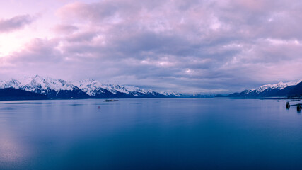 Mountains along Resurrection Bay