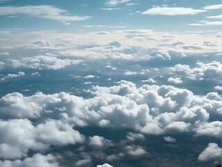 blue sky with clouds