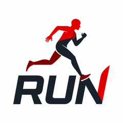 minimalist Running man logo (10)