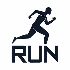 minimalist Running man logo (12)