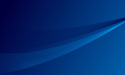 blue soft lines wave curves with smooth gradient abstract background