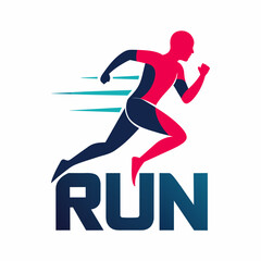 minimalist Running man logo (13)