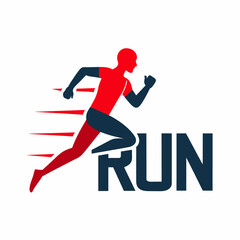 minimalist Running man logo (15)
