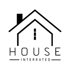 Modern House logo vector art illustration (22) © Dream Is Power