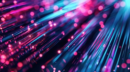 Light lines, fiber optics, speed lines, futuristic background. data transmission , high speed internet s