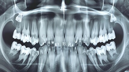 Panoramic dental X-Ray Panoramic dental X-Ray --v 6.0 - Image #4 @ahteshamashraf