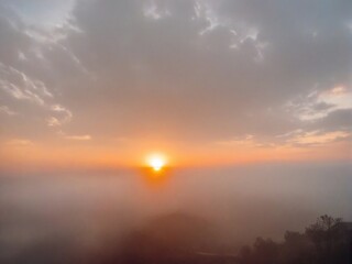 Obraz premium sunset over the sea