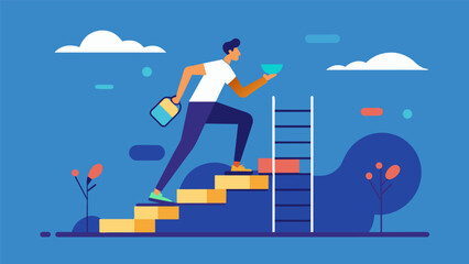 Speed Ladders Work on your footwork and agility as you navigate a series of speed ladders set at a low intensity for all abilities.. Vector illustration