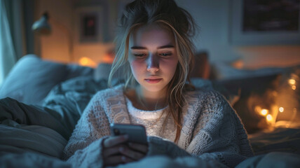 Obraz premium Internet online cyberspace bullying, sad and crying teenager, social media school worried emotion stressed angry upset young technology negative hate.