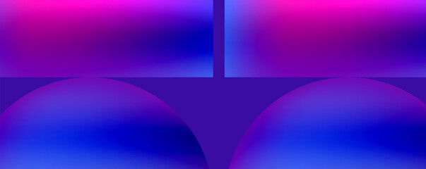 Colorful metallic geometric shapes. Vector Illustration For Wallpaper, Banner, Background, Card, Book Illustration, landing page